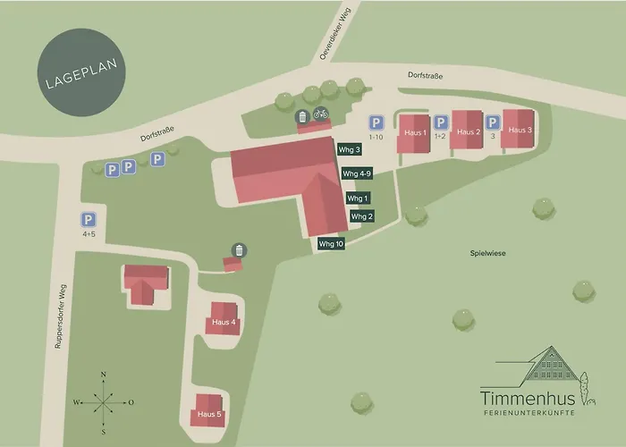 Timmenhus - Ferienhaeuser Am Feldrand *